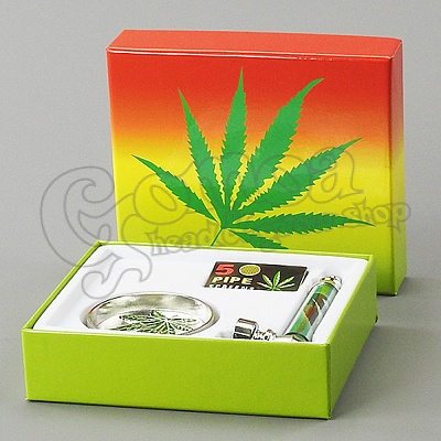 Metal pipe in a gift box (with grinder / lighter) 5